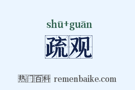 疏观是什么意思的图片